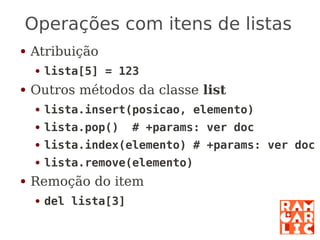 Python: a primeira mordida