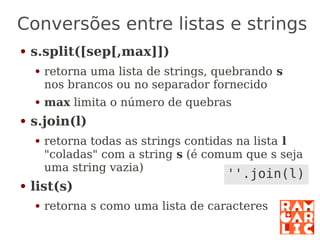 Python: a primeira mordida