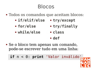 Python: a primeira mordida