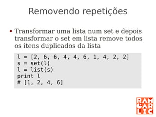 Python: a primeira mordida