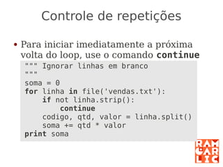 Python: a primeira mordida