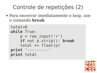Python: a primeira mordida