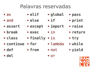 Python: a primeira mordida