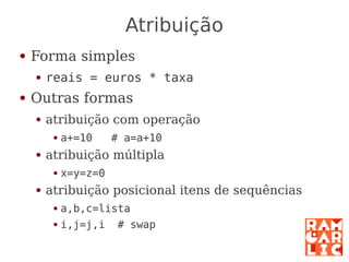 Python: a primeira mordida