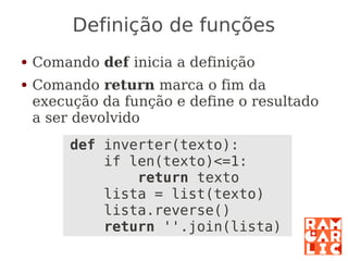 Python: a primeira mordida