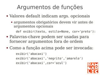 Python: a primeira mordida