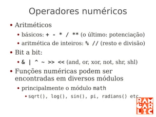 Python: a primeira mordida