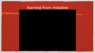 learning from mistakes 