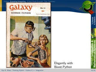 Thinking Hybrid - Python/C++ Integration