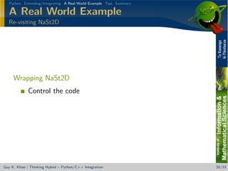 Thinking Hybrid - Python/C++ Integration