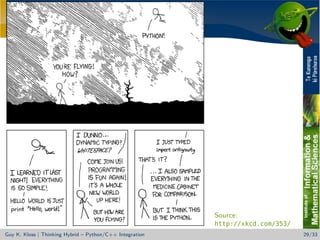 Thinking Hybrid - Python/C++ Integration