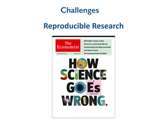 Challenges
Reproducible	
  Research
 