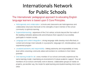 Internationals Network
for Public Schools
 