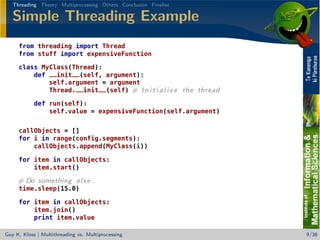 Beating the (sh** out of the) GIL - Multithreading vs. Multiprocessing