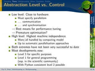 Beating the (sh** out of the) GIL - Multithreading vs. Multiprocessing
