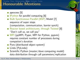 Beating the (sh** out of the) GIL - Multithreading vs. Multiprocessing