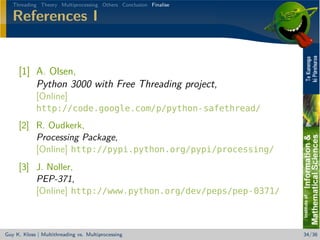 Beating the (sh** out of the) GIL - Multithreading vs. Multiprocessing