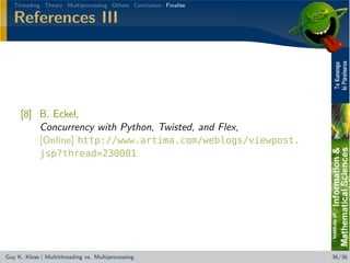 Beating the (sh** out of the) GIL - Multithreading vs. Multiprocessing
