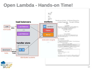13
Open Lambda - Hands-on Time!
 