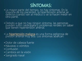 hipertensión maligna
 
