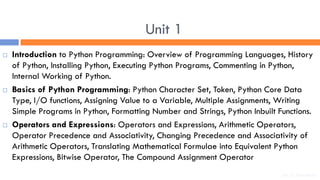 Python Programming | PPT