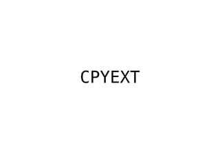 CPYEXT
 