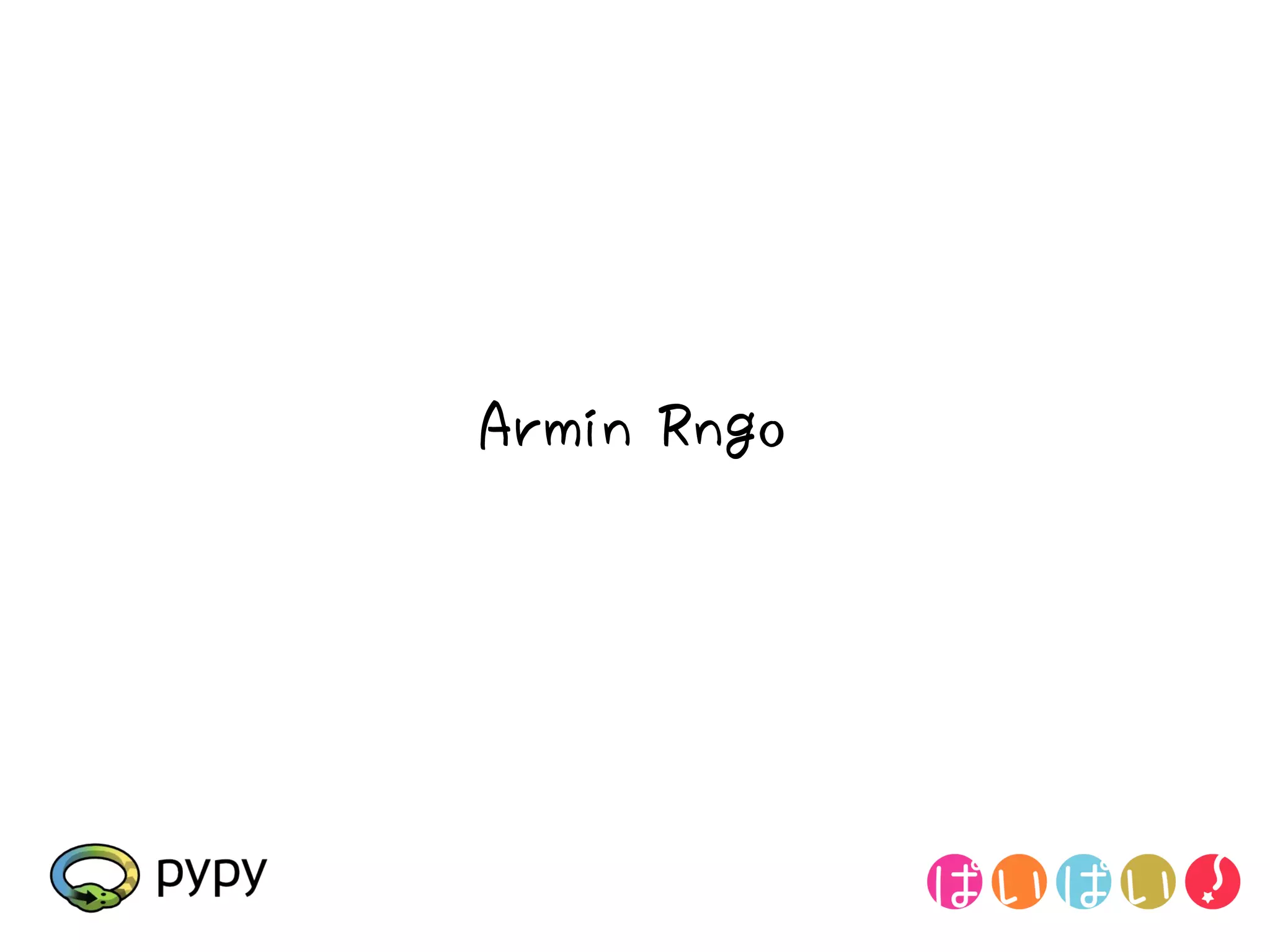 Armin Rngo
 