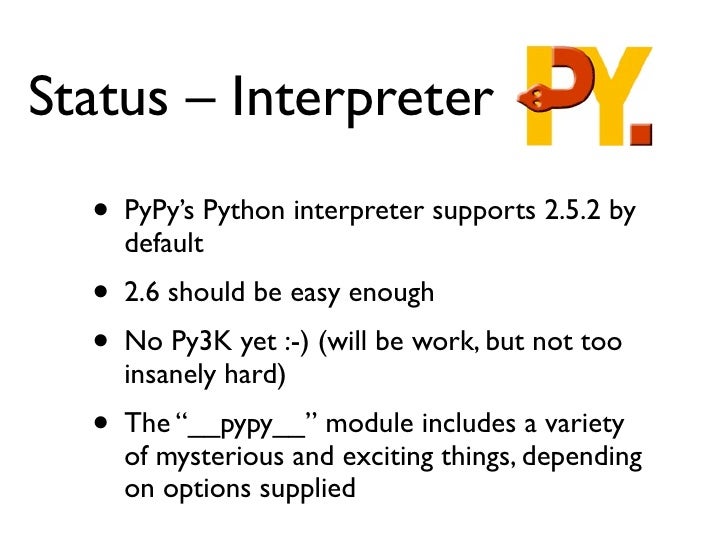 An Introduction to PyPy image.
