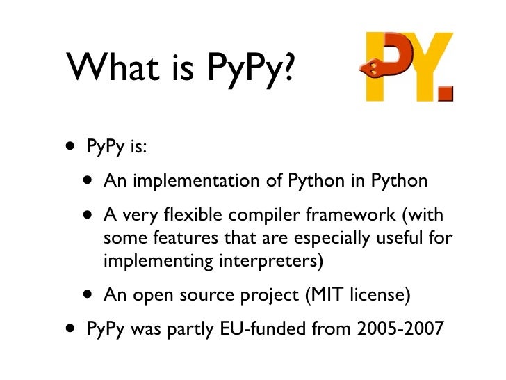 An Introduction to PyPy