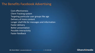 Facebook advertising in india, Social media advertising in india