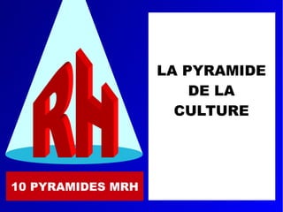10 PYRAMIDES MRH
LA PYRAMIDE
DE LA
CULTURE
 