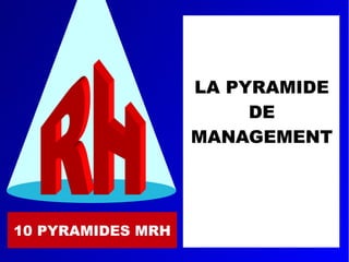 10 PYRAMIDES MRH
LA PYRAMIDE
DE
MANAGEMENT
 