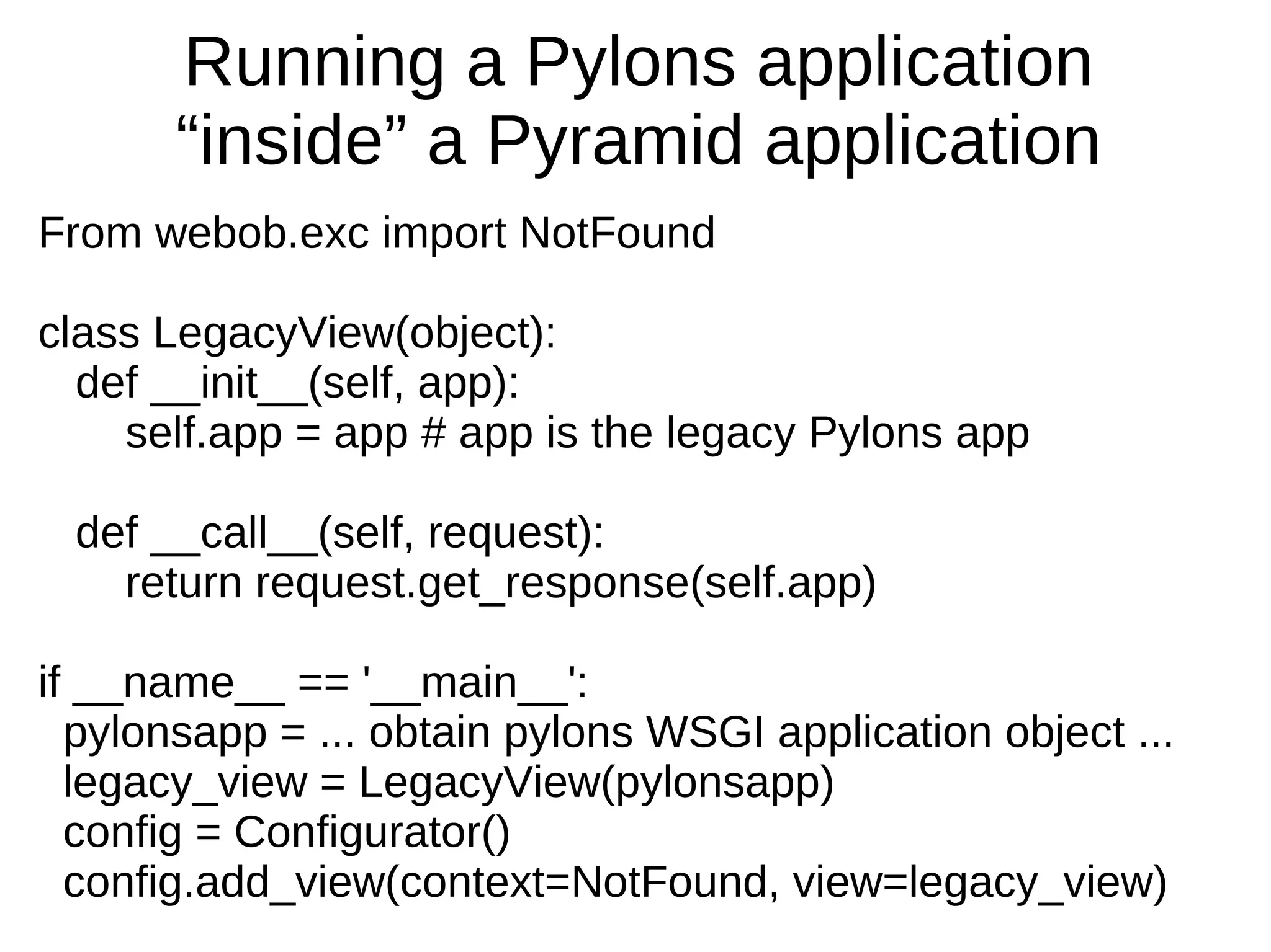 Pylons 1 is a stable and maintained web framework, but no further enhancements to it will be done. 