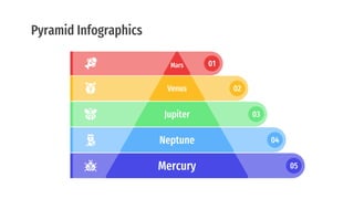 Pyramid Infographics
01
Mars
04
Neptune
03
Jupiter
02
Venus
05
Mercury
 