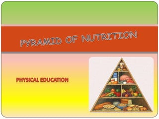 Pyramid of nutrition
