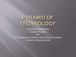 Hannibal Karanikitas
English Project
2017
2nd Experimental Junior High School of Athens
Teacher: Dimitra Dertili
 