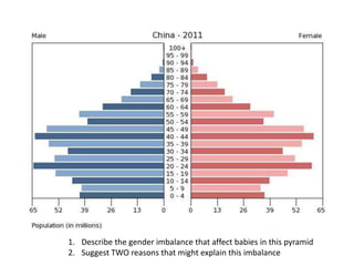 Population Pyramids Exercises | PPTX