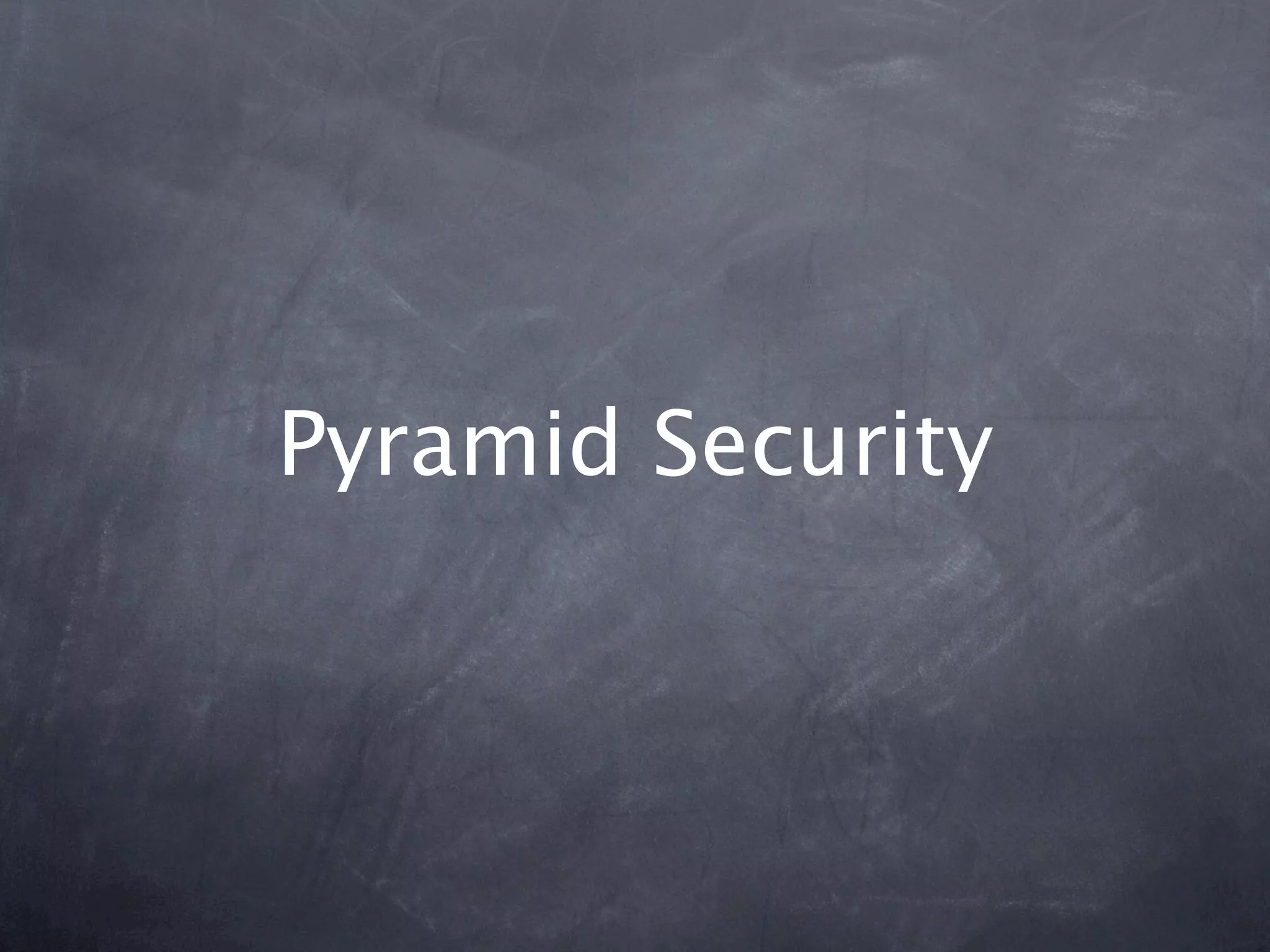 Pyramid Security
 