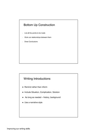 Writing Introduction Pyramid Pyramid writing | PDF