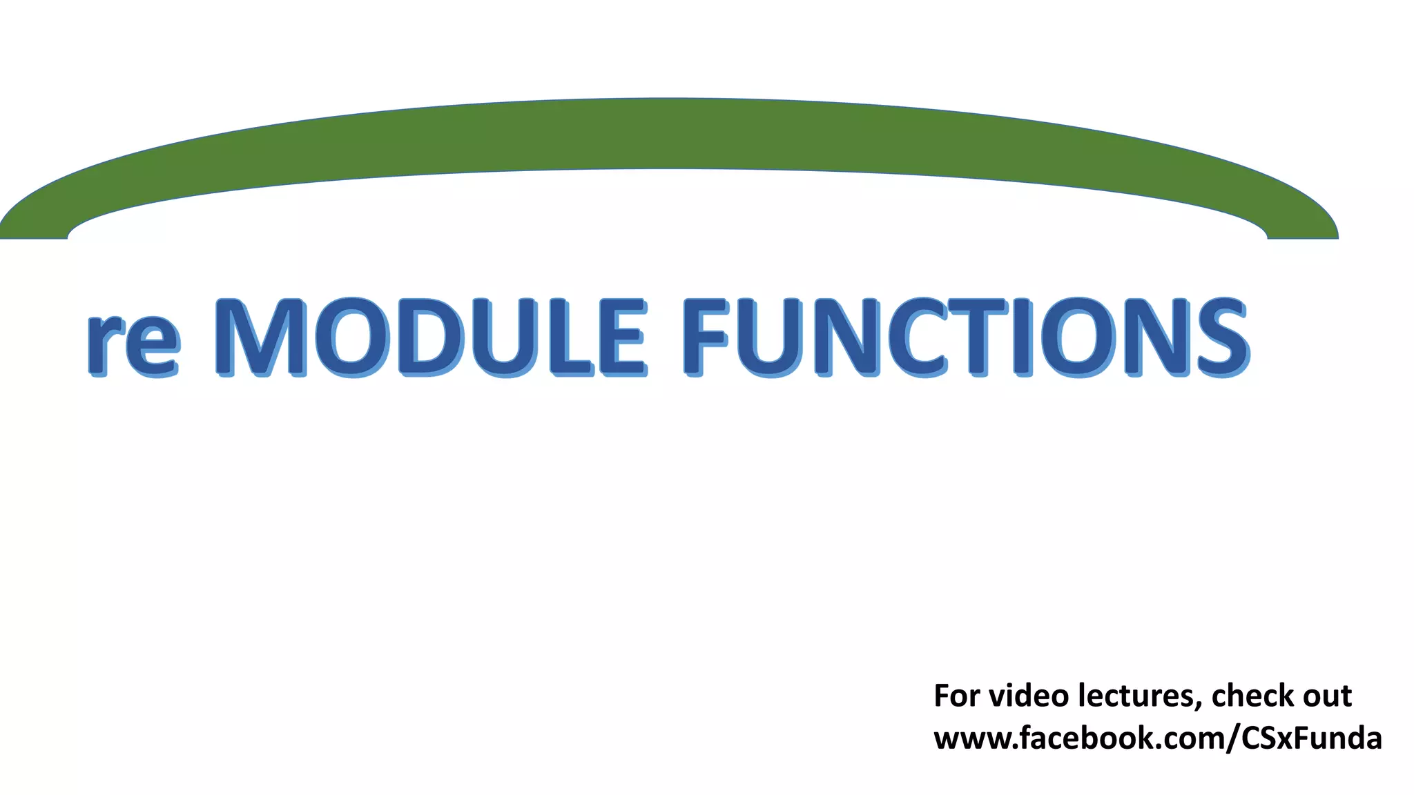 For video lectures, check out
www.facebook.com/CSxFunda
 