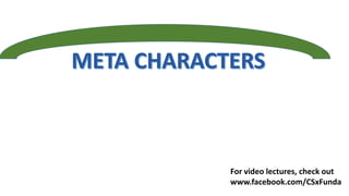 For video lectures, check out
www.facebook.com/CSxFunda
 