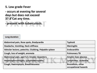 Pyrexia, ophthalmic symptoms and Worm Infestations | PPTX