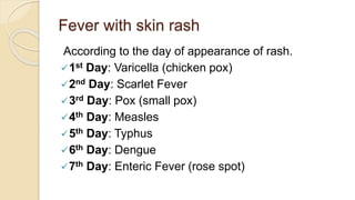 Management of Fever | PPTX