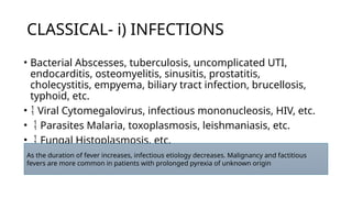 kPYREXIA OF UNKNOWN ORIGIN PPT Dr Ganesh | PPTX