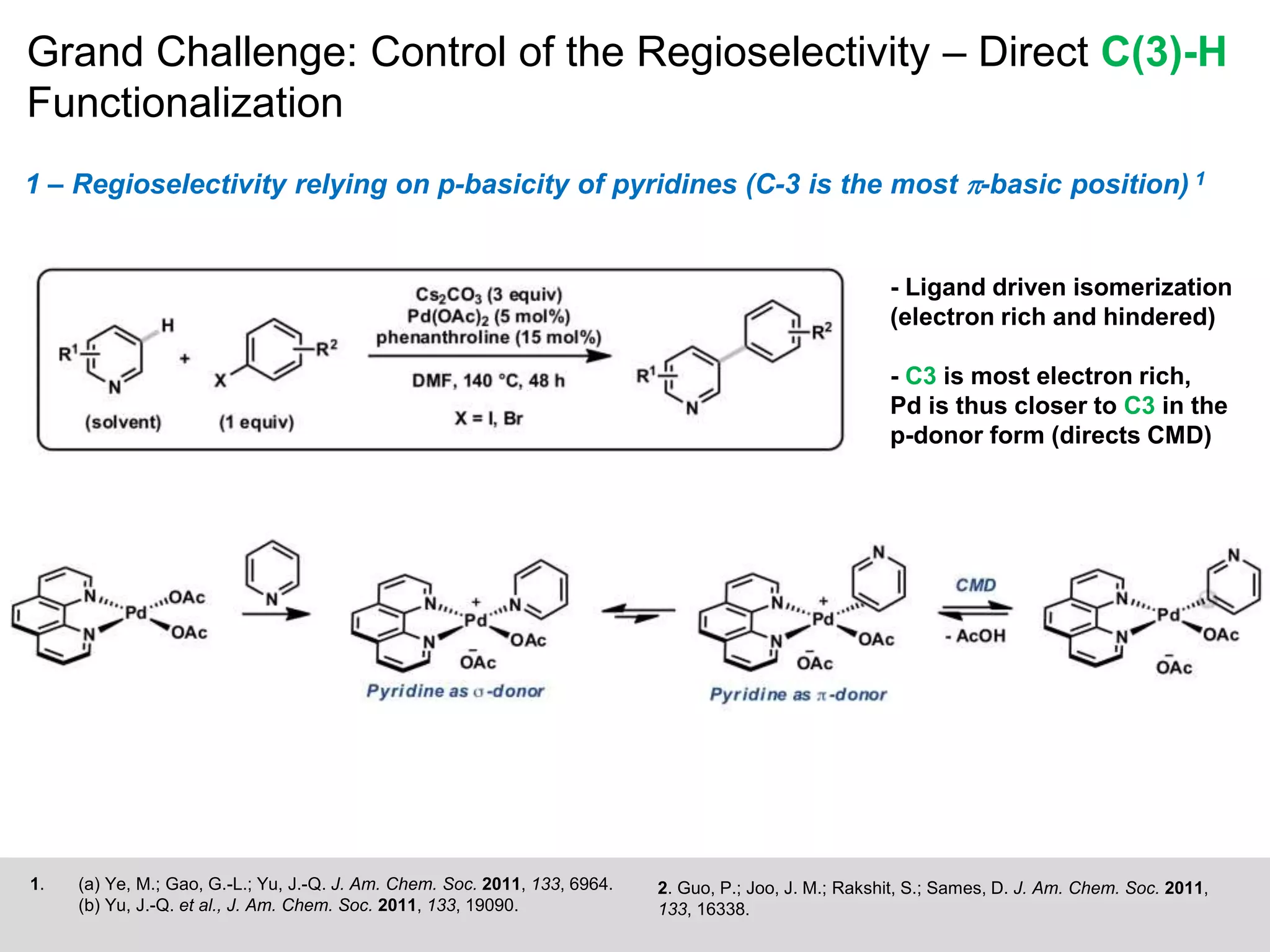 Pyridine CH functionalization | PPTX