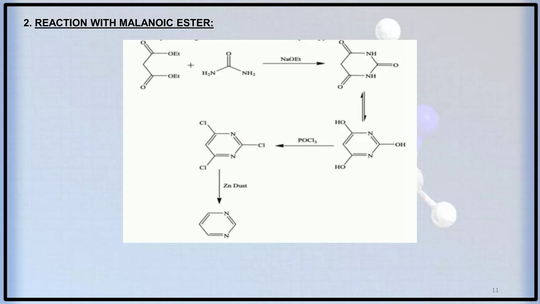 CHEMISTRY AND SYNTHESIS OF PYRIMIDINE - HETEROCYCLIC CHEMISTRY | PPTX