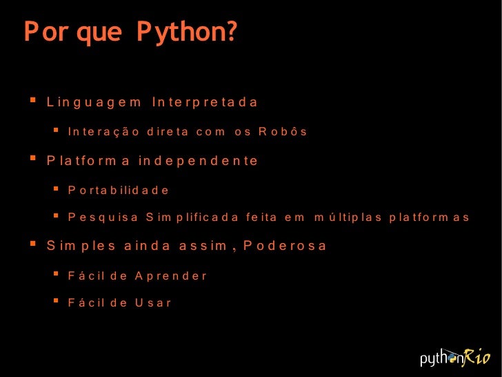 Pyrobot Na Pythoncampus