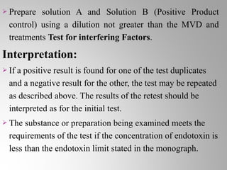  The    test is not valid unless the following three conditions
   are met:
1. Both replicates of solution D(negative con...