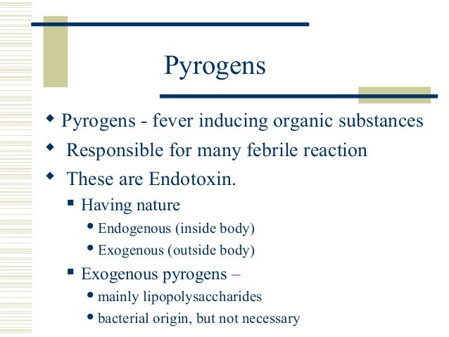 Pyrogen testing