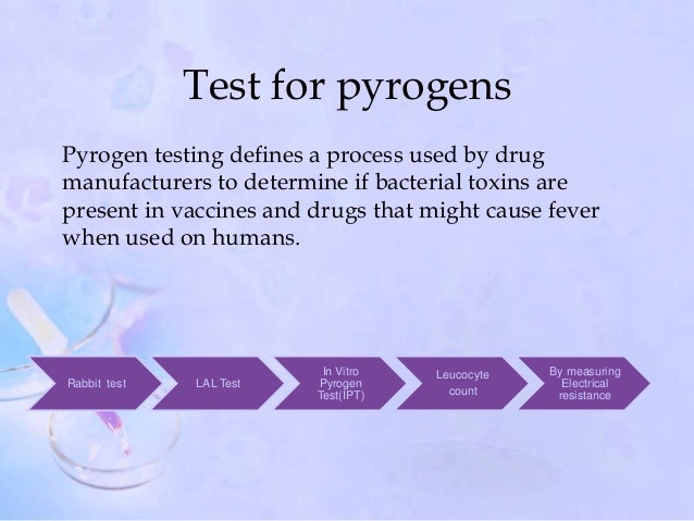 Rabbit Pyrogen Test Rabbit Pyrogen Test